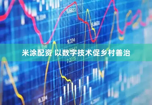 米涂配资 以数字技术促乡村善治